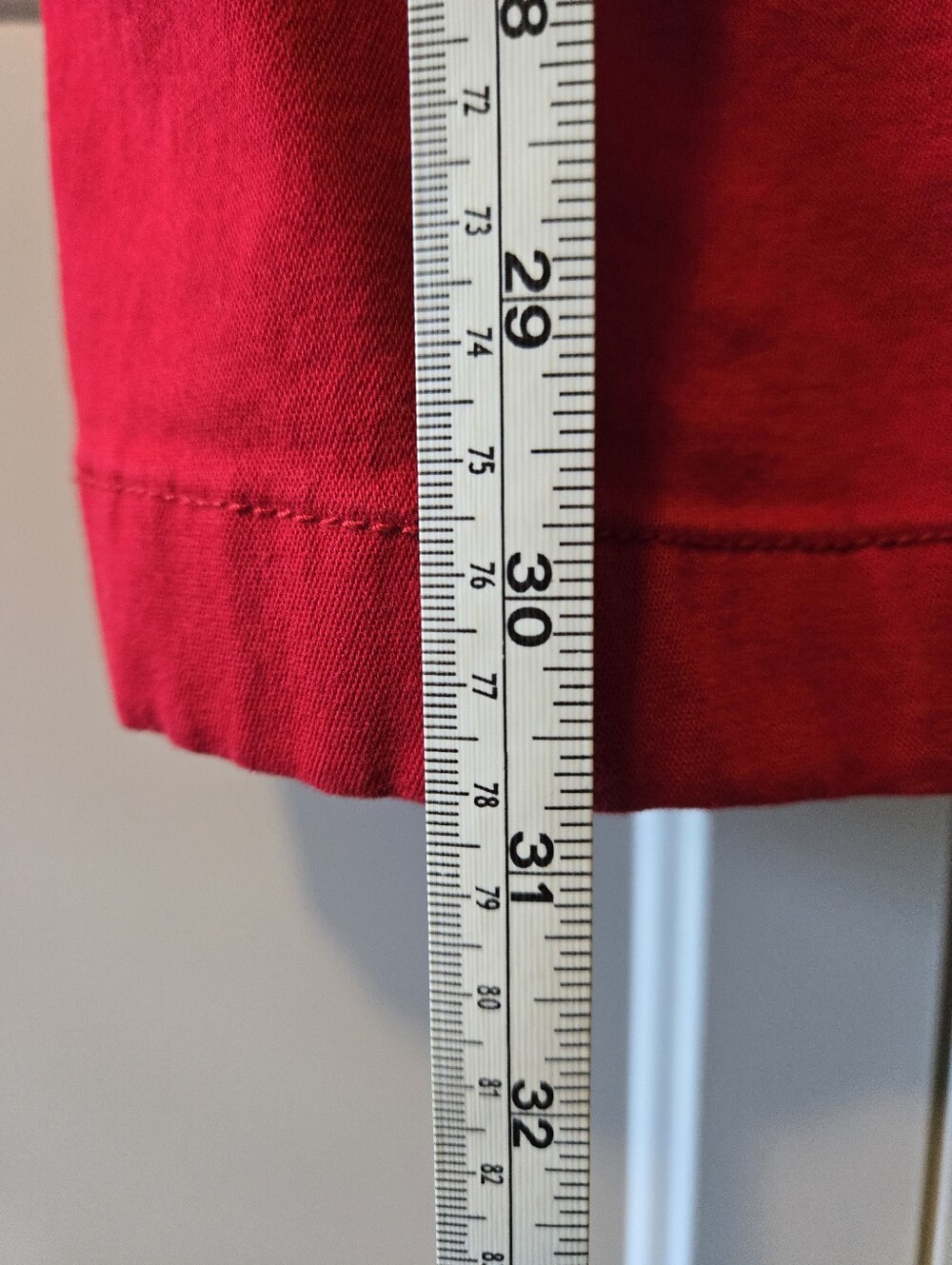 Women's Red Capri Pants Size 20W Plus - Picture 2 of 4